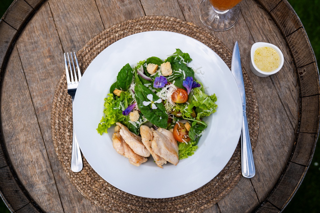 Valley Salad + Filés de frango.