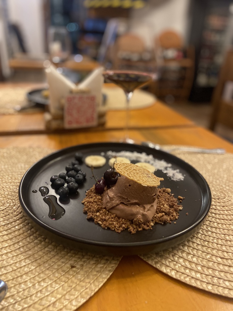 Mousse de chocolate 